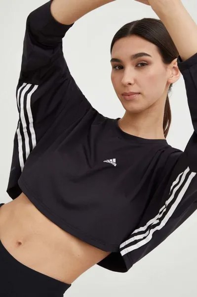 Тренировочный лонгслив Hyperglam adidas, черный