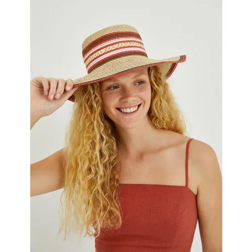 Шляпа KOTON Женская шляпа, размер T, бежевый