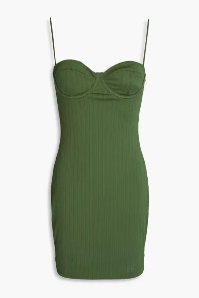 Платье мини Milano из эластичного джерси Vix Paula Hermanny, армейский зеленый