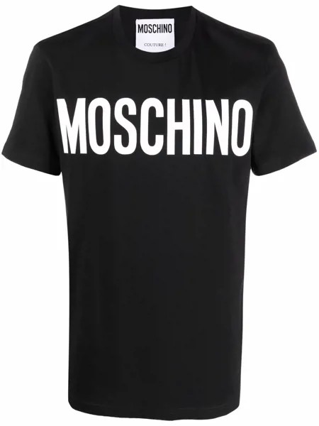 Moschino футболка с логотипом