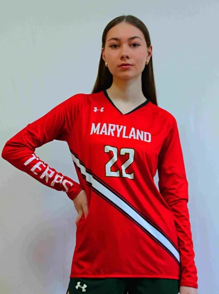 Лонгслив женский Under Armour MARYLAND красный S-M