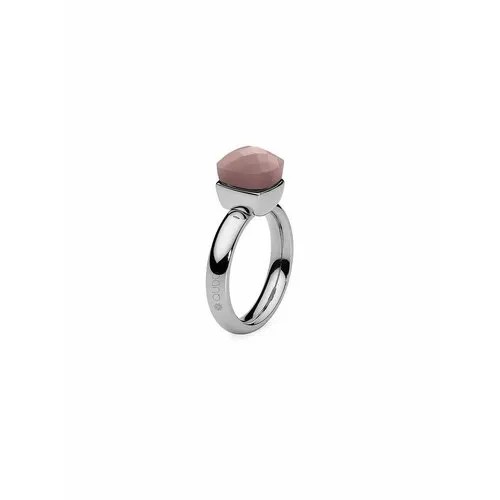 Кольцо Qudo, кристалл, размер 18.5, бежевый, розовый