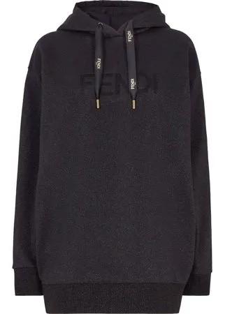 Fendi худи оверсайз с кулиской