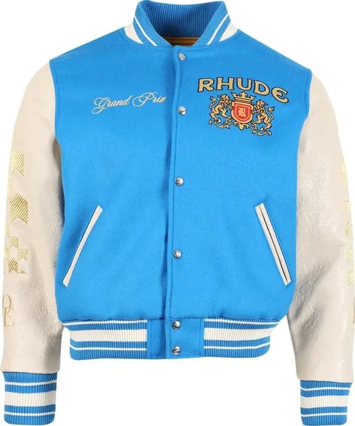 Куртка Rhude Grand Prix Varsity Jacket 'Multicolor', разноцветный