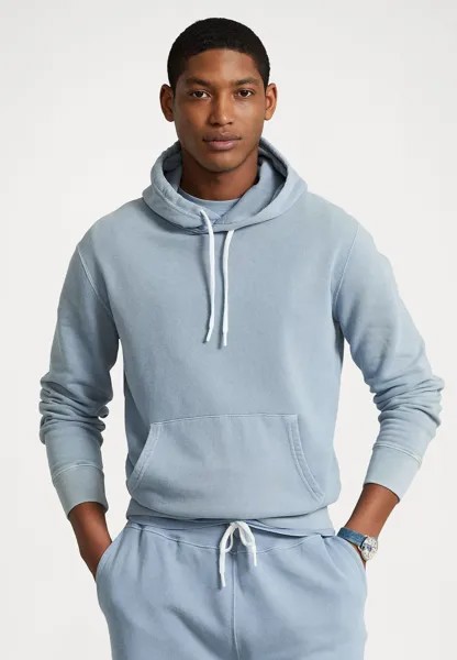 Толстовка Polo Ralph Lauren Organic Cotton Fleece Hoodie, индиго