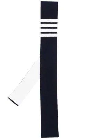 Thom Browne кашемировый галстук с полосками 4-Bar