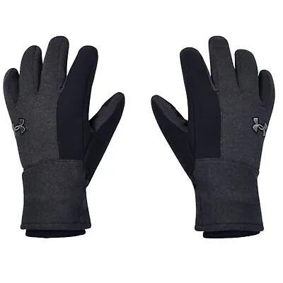 Мужские зимние перчатки Under Armour UA Storm — 1356695-001 — черный/угольно-серый — L