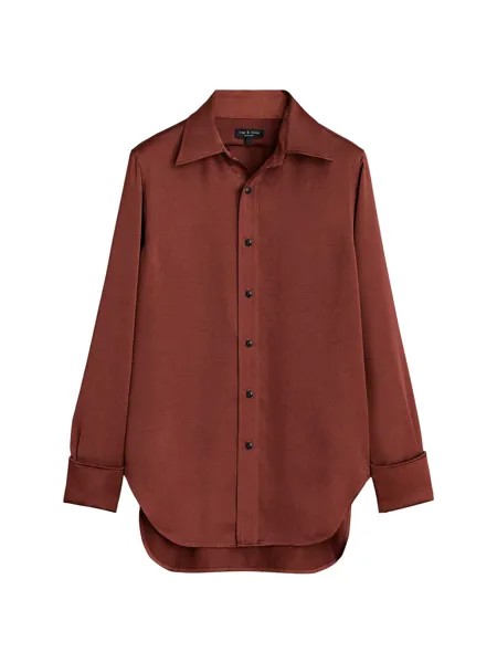 Атласная рубашка Delphine rag & bone