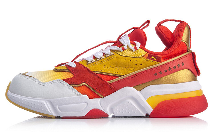 LiNing 001 Lifestyle Shoes Men Low-top Red