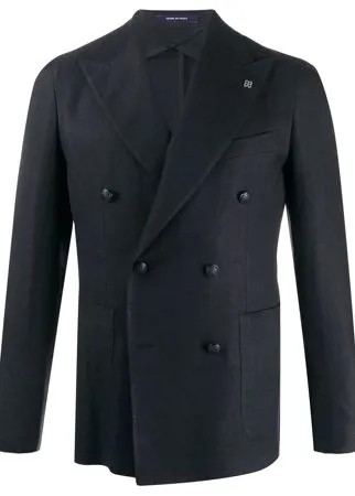 Tagliatore двубортный пиджак с заостренными лацканами