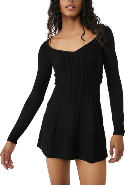 Платье Small World Mini Free People, черный