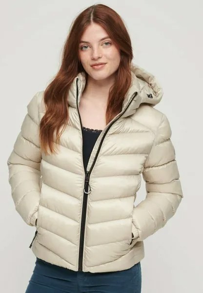 Зимняя куртка Superdry С КАПЮШОНОМ FUJI, цвет pelican beige