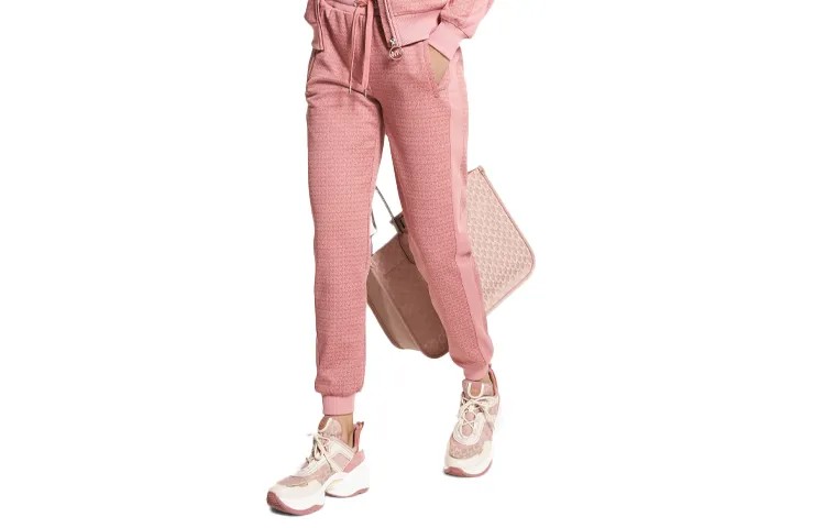 Повседневные брюки женские розово-розовые Michael Kors