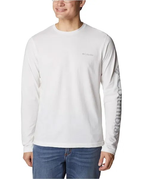 Футболка Columbia Thistletown Hills Long Sleeve Logo, белый