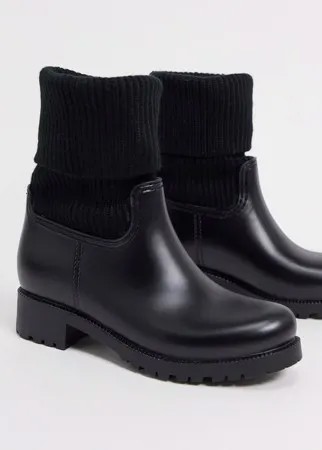 Черные ботинки ASOS DESIGN-Черный