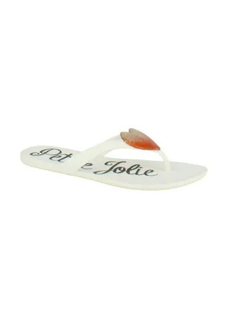 Сланцы женские Petite Jolie 49413 белые 36 RU