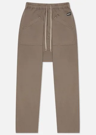 Мужские брюки Rick Owens DRKSHDW Phlegethon Cargo Drawstring Long, цвет серый, размер L