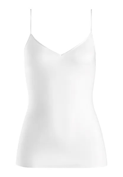 Майка Hanro Spaghetti Top Cotton Seamless, белый