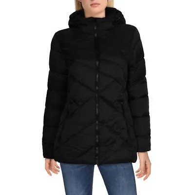 Женское черное легкое стеганое пальто Madden Girl M BHFO 6755