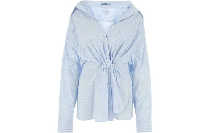 Женская рубашка PRADA, цвет Blue