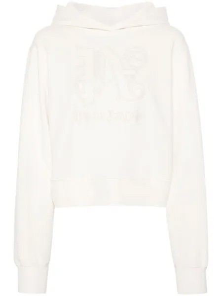 Palm Angels худи Monogram Statement, белый