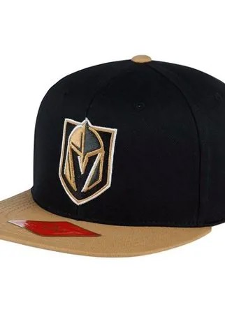 Бейсболка AMERICAN NEEDLE арт. 41722A-VGK Vegas Golden Knights Outfield NHL (черный / золотой), размер UNI