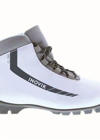Ботинки для классических беговых лыж женские белые XS S 130 размер: EU39 INOVIK Х Decathlon
