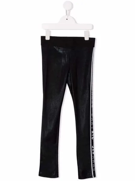 Dkny Kids легинсы с эффектом металлик