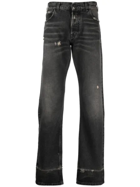 Джинсы с логотипом Cross Marcelo Burlon County of Milan, черный