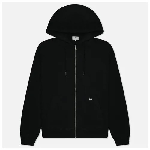 Мужская толстовка Woolrich Light Classic Full Zip Hoodie чёрный , Размер S