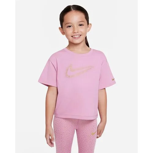 Футболка NIKE, размер M(110-116), розовый