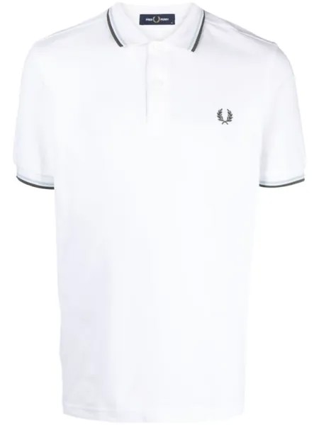 Fred Perry рубашка поло Twin Tipped, белый