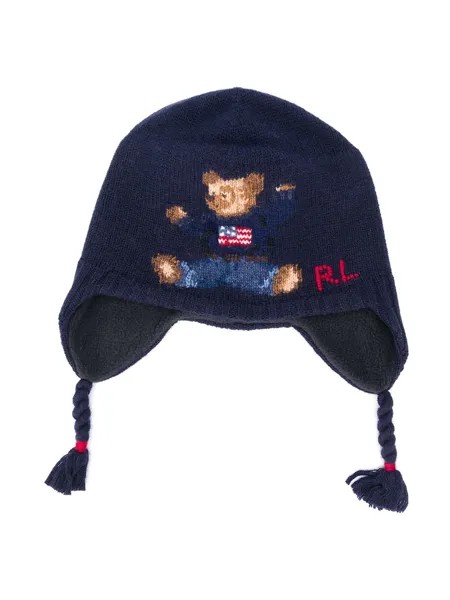 Ralph Lauren Kids вязаная шапка бини