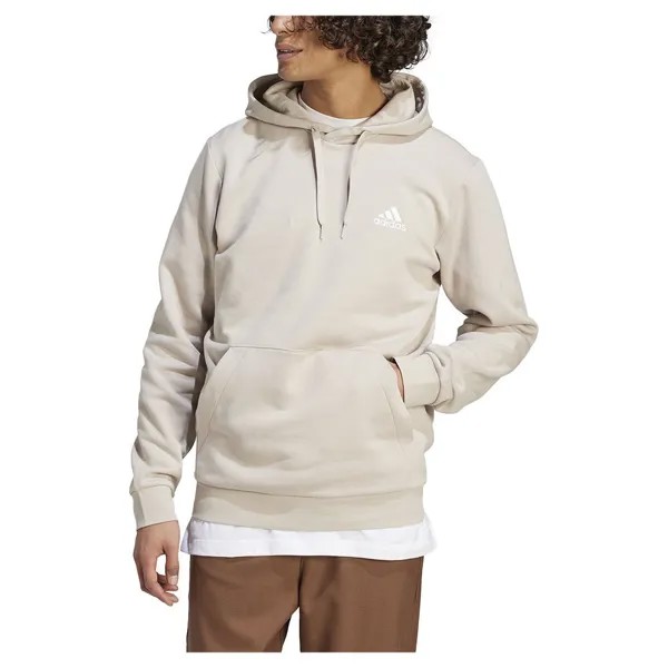 Худи adidas Essentials Fleece, бежевый