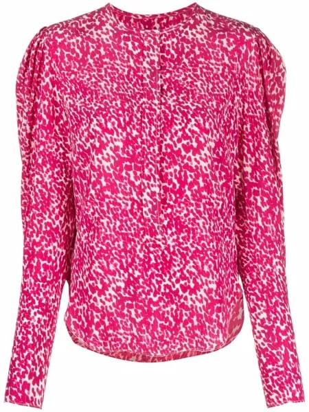 Isabel Marant шелковая блузка с цветочным принтом