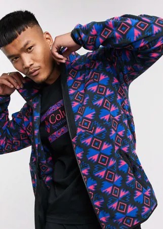 Легкая флисовая куртка с разноцветным принтом Columbia Back Bowl-Мульти