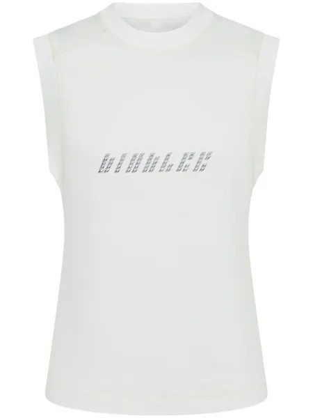 Топ из органического хлопка с логотипом Dion Lee, белый