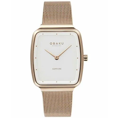 Наручные часы OBAKU V267LXVIMV, белый, золотой