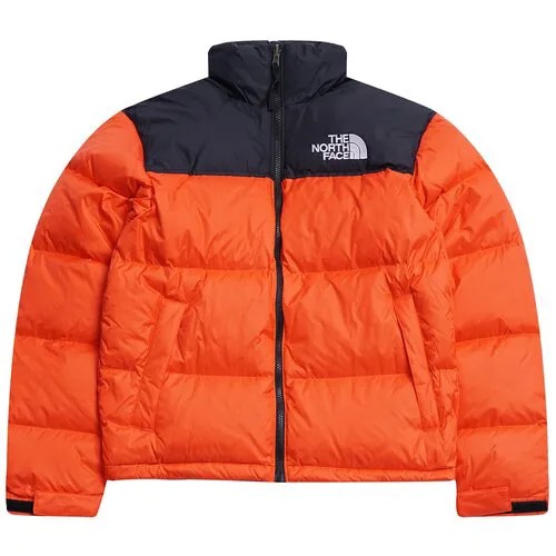 Пуховик The North Face, размер M, оранжевый