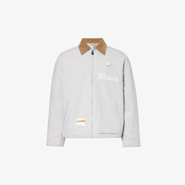 Куртка moonface свободного кроя из хлопкового твила Aape, черный