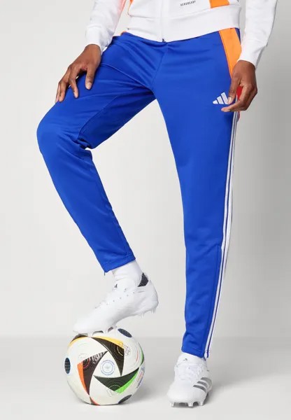 Спортивные брюки Tiro Training adidas Performance, прозрачный синий/солнечно-красный/белый
