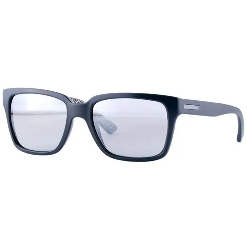 Солнцезащитные очки Vogue eyewear, прямоугольные, оправа: пластик, градиентные, с защитой от УФ, зеркальные, для мужчин, серый