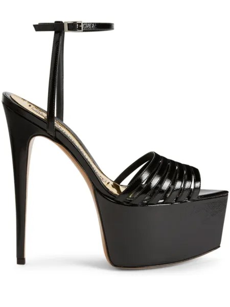 Alexandre Vauthier сандалии на платформе, черный