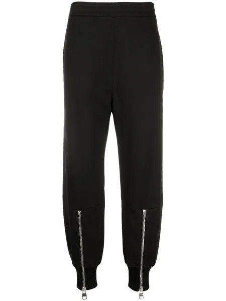 Alexander McQueen спортивные брюки с молниями, черный