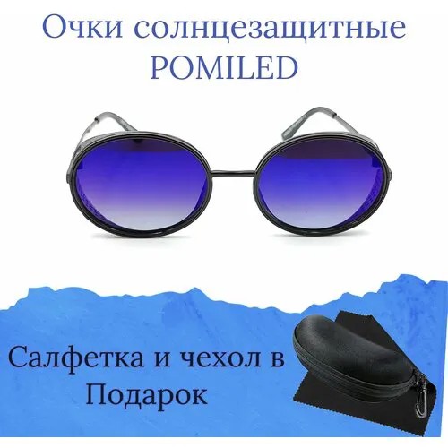 Солнцезащитные очки POMILED, черный, синий