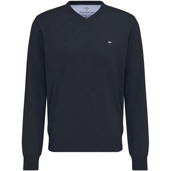 Свитер Fynch Hatton SFPK211 V Neck, черный