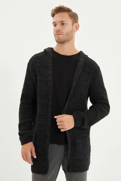 Кардиган мужской TMNAW20HI0025 Trendyol черный L