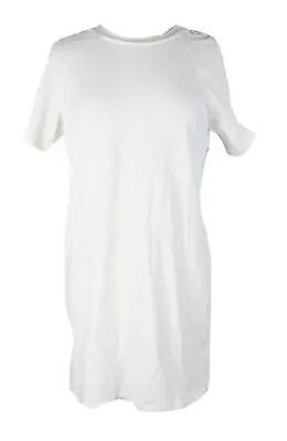 1. Государственная белая белая туника с короткими рукавами и завязками на плечах L