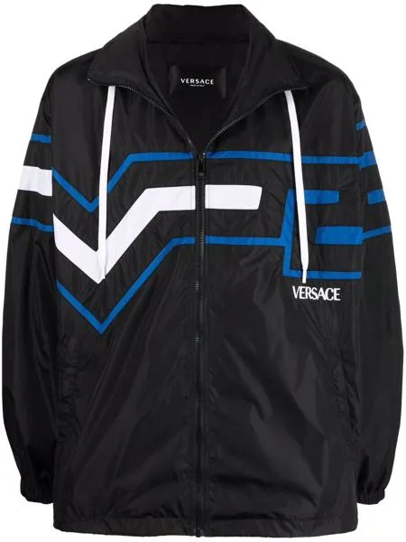 Versace спортивная куртка с логотипом Greca