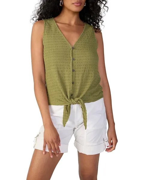 Футболка Sanctuary Link Up Tie, цвет Plant Green